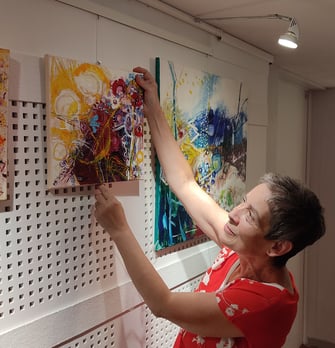 Elisabeth Augendre artistte peintre en Ariège exposition Foix 2022