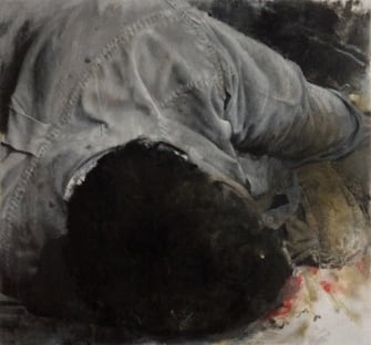 Rumänischer Künstler Marius Vatamanu im rfzk feller Nürnberg