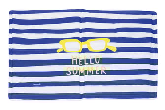 Hundekuehlmatte Kuhlmatte blau gestreift 