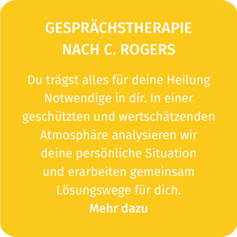 Hier gibt's weitere Info zur Gesprächstherapie nach Rogers
