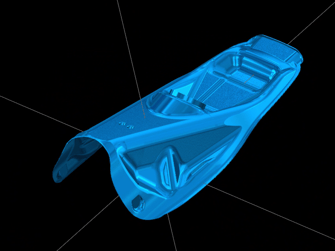 モデルデータ裏側形状