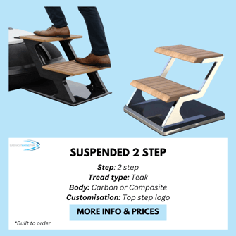 Suspended Dock Steps