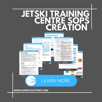 superyacht jetski training centre SOPs creation