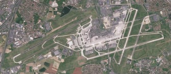 Aéroport Orly fermé depuis la crise du COVID.