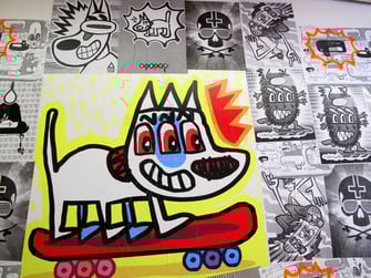 Skate-Boards sind ein Hype