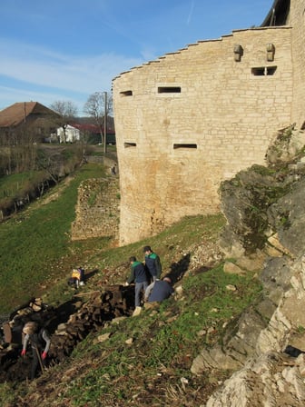 Aménagement de la terrasse sud 2015