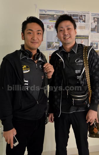 Toru Kuribayashi (left) & Naoyuki Oi　2015ドーハにて