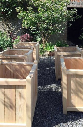 bac potager bois mélèze made in france