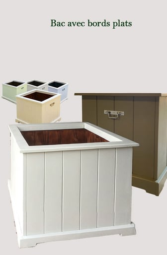 bac potager bois mélèze made in france