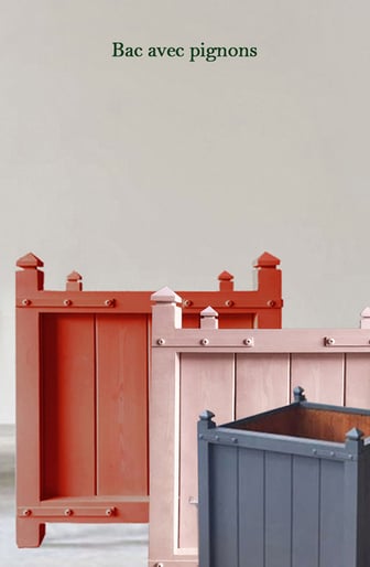 bac potager bois mélèze made in france