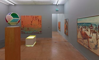 2012 "La plage sans arrêt", MAMCO, Genf  Photo: I. Kalkkinen, Genève