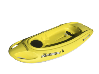 BIC Ouassou Kajak 1 Person Kajak leichtes Kayak für Autodach ein Mann Kayak für Urlaub Höfner-Boote® 