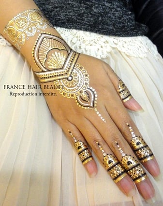Tatouages Métalliques france hair beauté