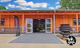 Marks Grillhaus auf dem Marks Firmengelände Flensburger Straße 168 in Schleswig