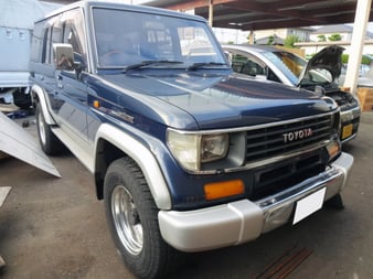 ランドクルーザープラド70系 燃料ライン交換