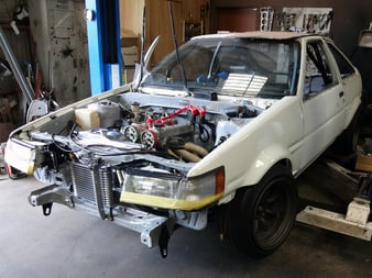 AE86レビン 燃料タンク交換
