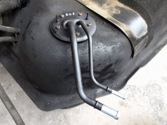 ランドクルーザープラド70系 燃料ライン交換