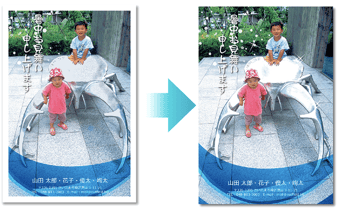 部分コートで、光沢感が増します