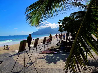 Blick zum Mirante do Leblon