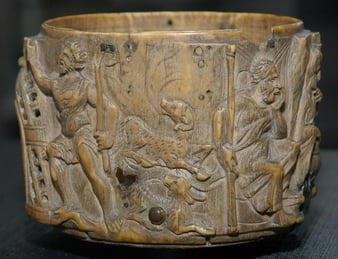 Hostienschale (Pyxis) des Heiligen Liudger Schatzkammer Werden | Fotos: Martin Engelbrecht