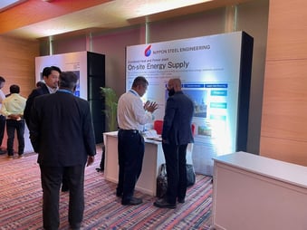 Individual company booth exhibits and networking