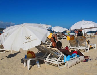 an der Copa Cabana schon etwas lockerer