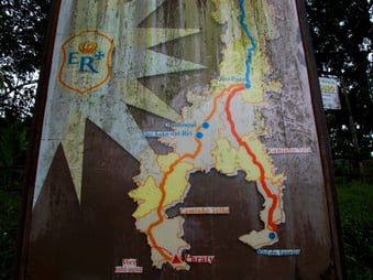 zwei Routen führten zu den Goldminen