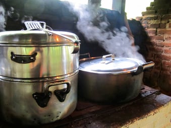 die Versorgung an der Strasse brasilianisch reichlich