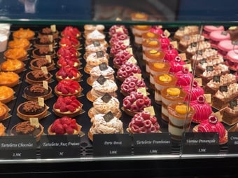 Vitrine pâtisserie Ma Boulangerie Café La Beaujoire