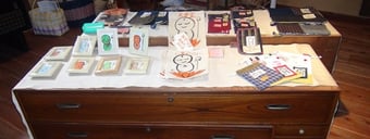 中原様の書画　　お地蔵様