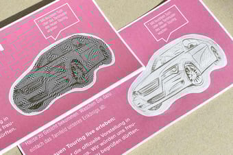 Alternative zum Rubbeletikett - Print-Werbemittel