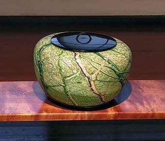 水指「緑蔭」　石井康治展