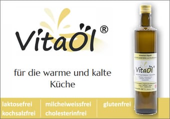 VitaÖl - Schweizer Rapsöl- und Leinöl (EU)- mit feinem Buttergeschmack für die warme und kalte Küche