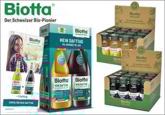 Biotta Shots und "Mein Safttag"
