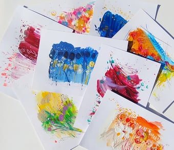 Elisabeth Augendre artiste peintre en Ariège peintre contemporain acryliques originales sur papier peinture impressionnisme