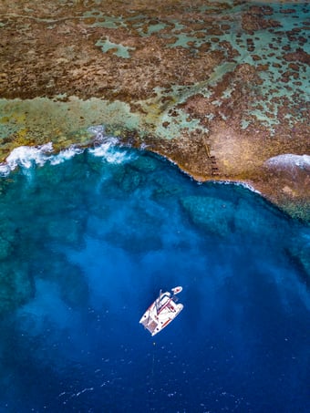 Charter privé Tetiaroa au départ de Tahiti croisière Polynésie Photo Jean-Adrien Carré