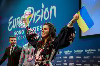 Ukraine 12 points. | Bild: Anna Velikova (EBU)