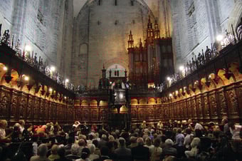 Concert d'orgue à la cathédrale de Saint Bertrand dans le cadre du festival du Comminges