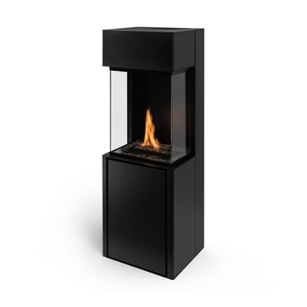 Basierend auf der patentierten BEV Technologie wird das Feuer im Prozess der Dampfverbrennung hergestellt. Daher gibt es keinen direkten Kontakt zwischen der Flüssigkeit und den Flammen. Der Kamin brennt ohne Rauch, es werden keine Schadstoffe emittiert.