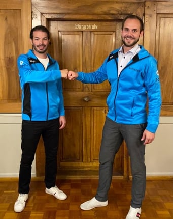 Christof Meier (l.), Florin Schrakmann (r.)