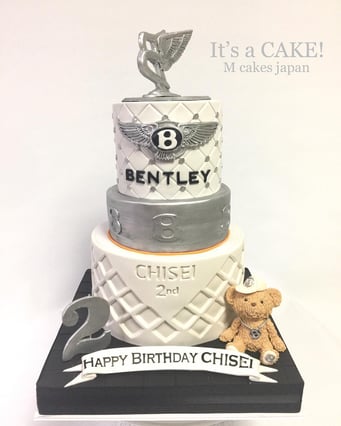 ３段デザインケーキ【誕生日/イベント/オーダーメイドケーキ】