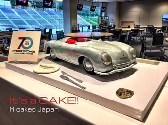 ポルシェ車立体ケーキ【誕生日/イベント/オーダーメイドケーキ】