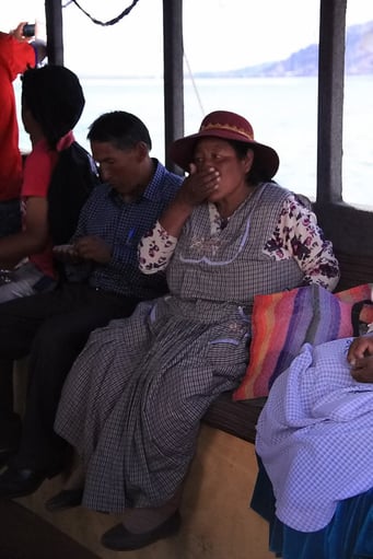 Auf dem Titicaca See