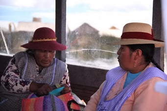 Auf dem Titicaca See