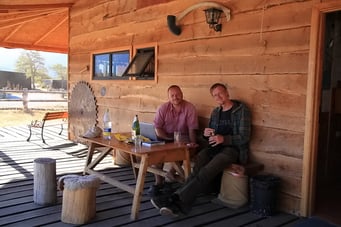 Ankunft in Villa O'Higgins mit Matthias