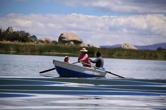 Auf dem Titicaca See