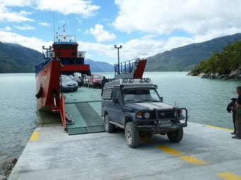 Rückwärts einparken auf Fähre