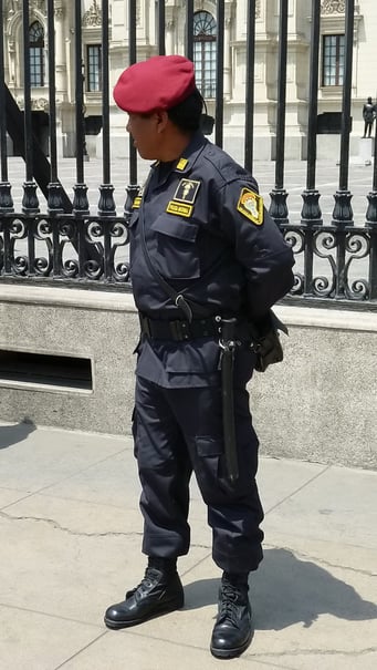 Lima - der Präsidentenpalast mit neuer Wache