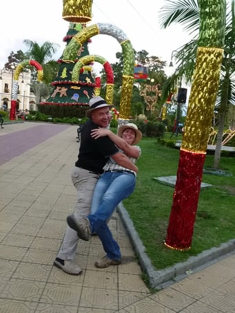 Parque de Cafe - Salsa auch hier