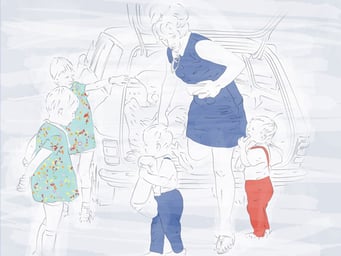 freie Arbeit für eine Ausstellung zum Thema "Heimat"